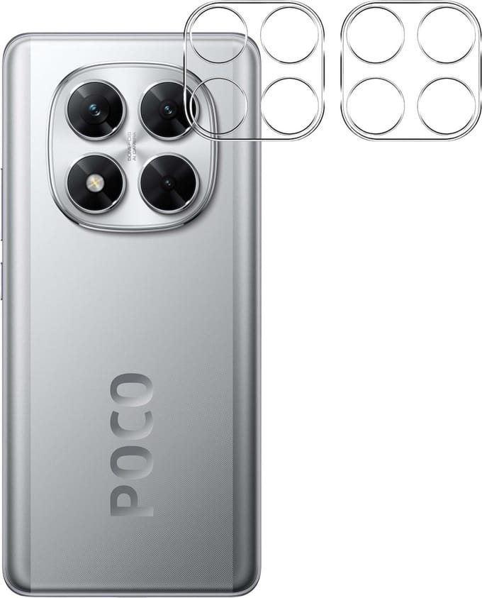 Camera Protector voor Xiaomi Poco X7 5G - 2 stuks van glas Transparante glazen
