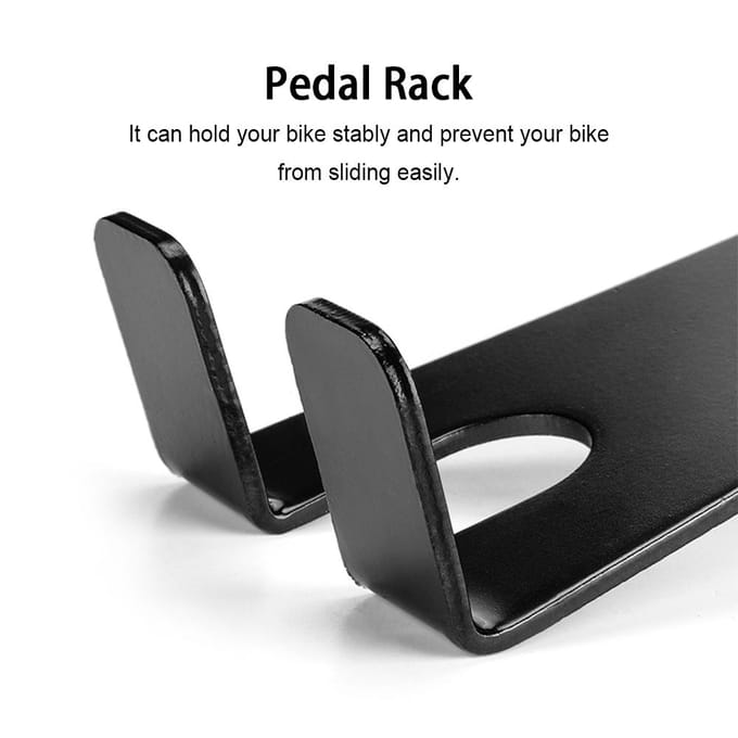 Fiets Muurbevestiging Rek Fiets Pedaal Muurbevestiging Fiets Display Hanger Fiets Garage Houder Fiets zwart