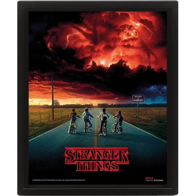 Stranger Things - Mind Flayer 3D Lenticular Poster 28,7 x 23,5cm