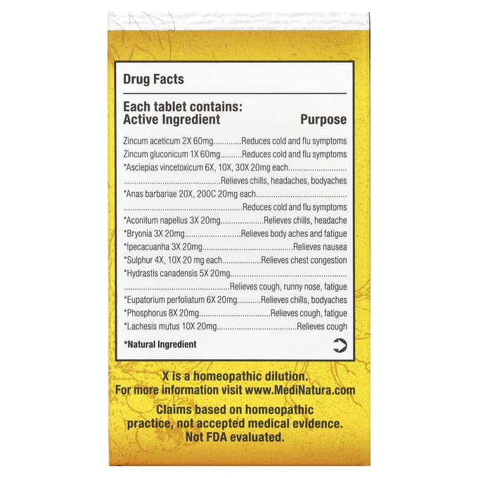 MediNatura, T-Relief, ReBoost, Zink +10, Verkoudheid & Griep Tabletten, 60 Tabletten