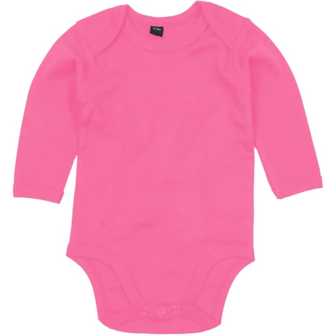 Babybugz | Baby long Sleeve Bodysuit | Fuchsia | 0 - 3 Maanden