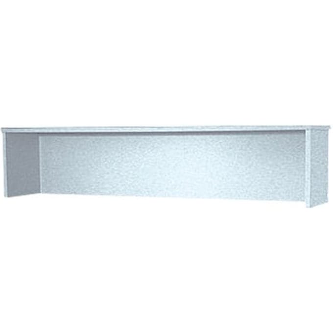 Balie-opzetstuk ULM, B 1600 x D 320 x H 350 mm, lichtgrijs