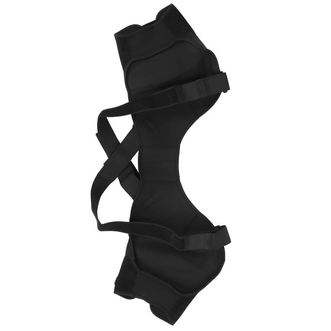 Dubbele Schoudersteunband Nylon Verlicht Pijn Schouder Compressie Beschermer Wrap M black