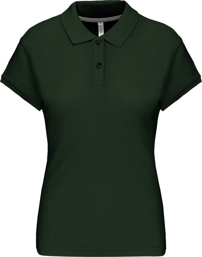 Kariban Damespolo korte mouwen K242 - Forest Green - S