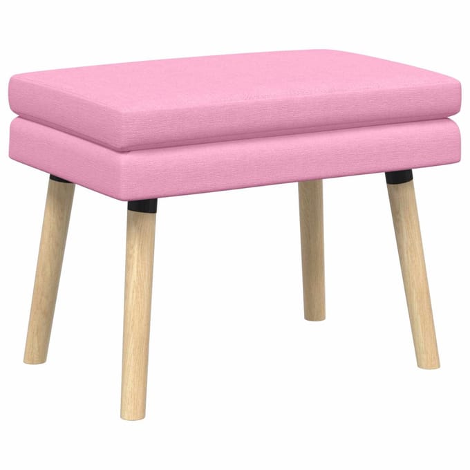 vidaXL - Dubbel-laags - bank - Roze - 60 - x - 40 - x - 46 - cm - Stof