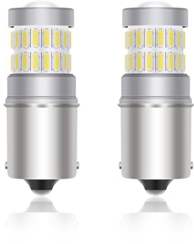 LED 6000K DC12V P21W/1156 2 stuks