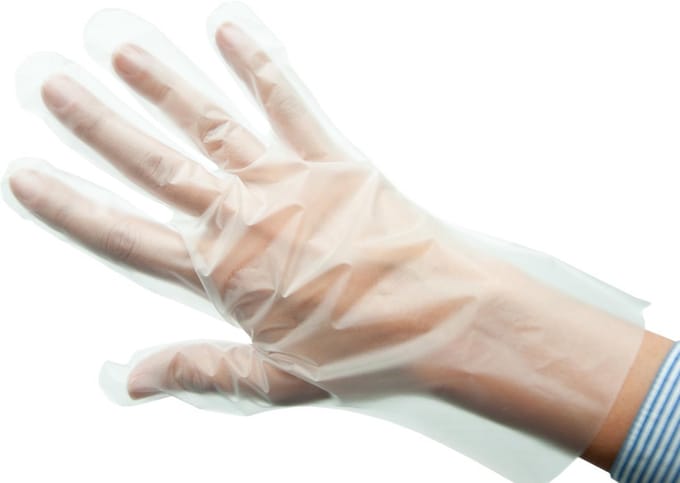 TPE Handschoenen - 200 stuks - Transparant - Maat S