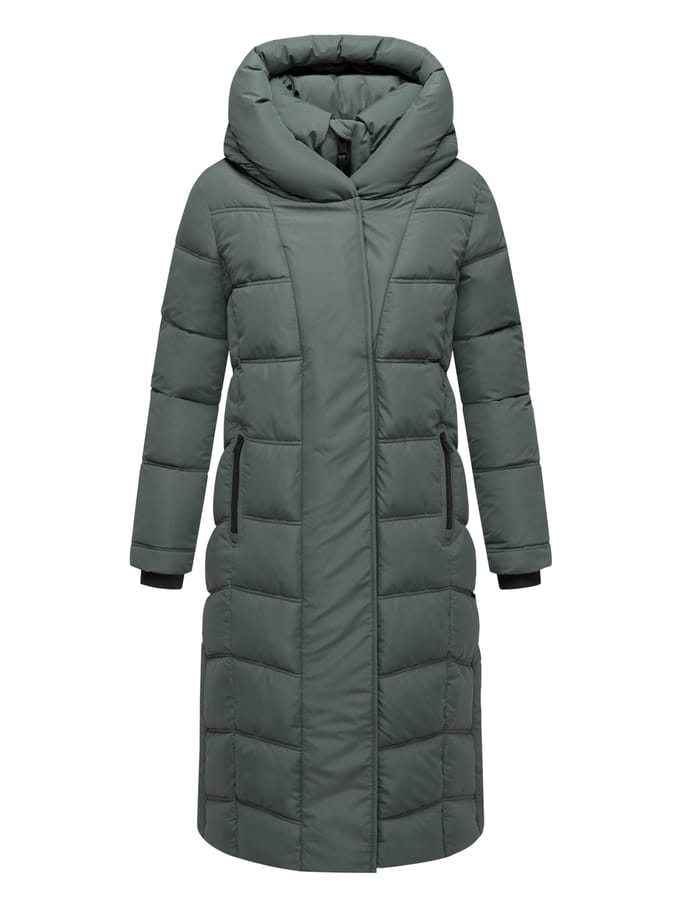 Navahoo dames gewatteerde mantel Engelsfeder XIV – warm, stijlvol & praktisch