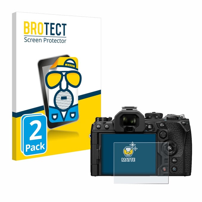 BROTECT - Screenprotector voor Olympus OM-1 2022 - Folie Beschermfolie matte 2 Stuks