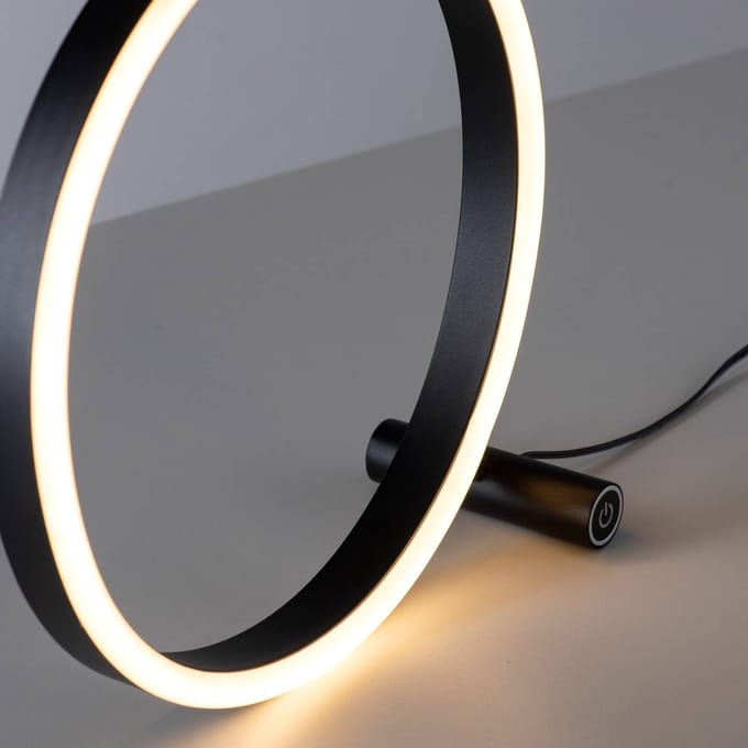 JUST LIGHT. GmbH LED tafellamp Ritus, antraciet