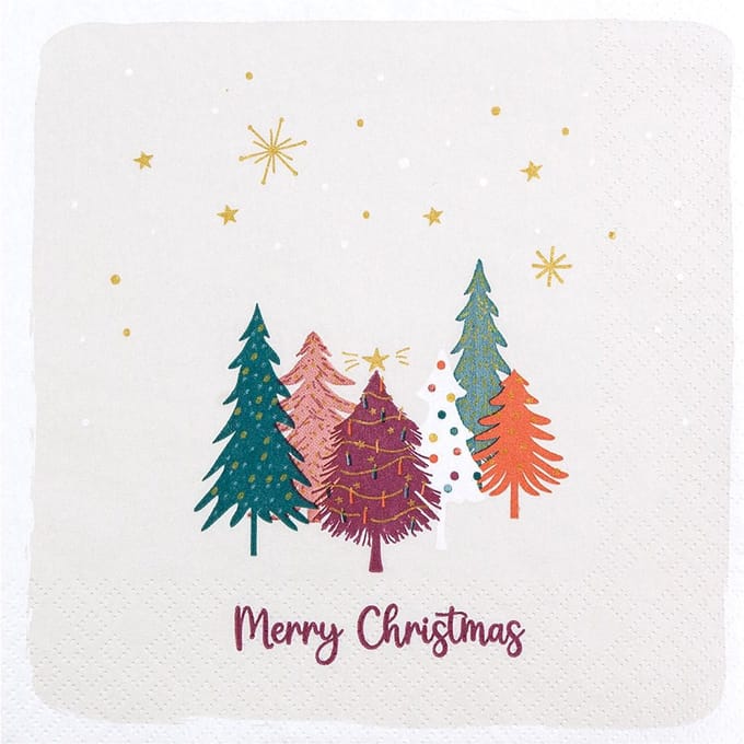 Servet "Sweet Xmas Trees"