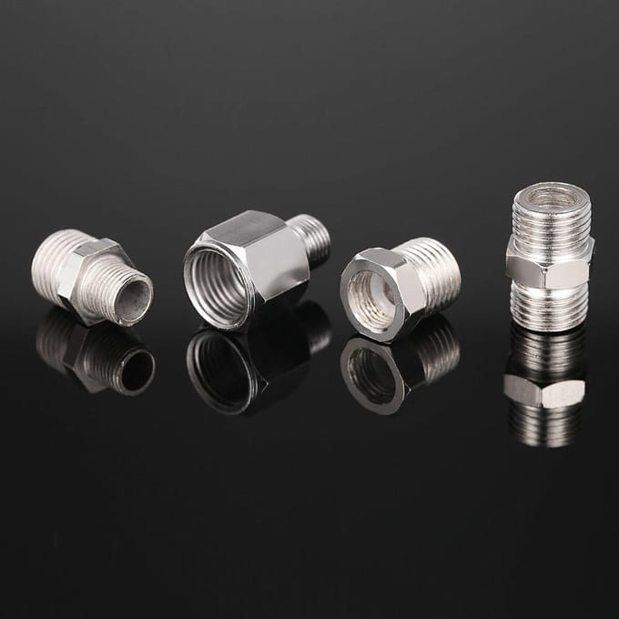 4 stuks/set Airbrush-adapterkit, passende connector voor airbrushcompressor