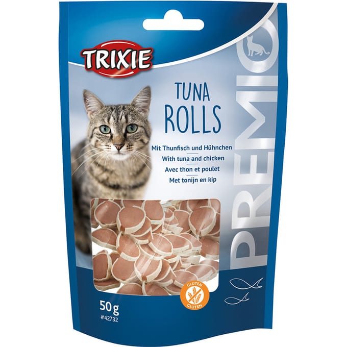 50g Trixie PREMIO Tonijnrolletjes Kattensnacks