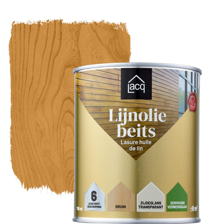 Lacq Lijnolie Beits 0,75L - 0.75L - Bruin