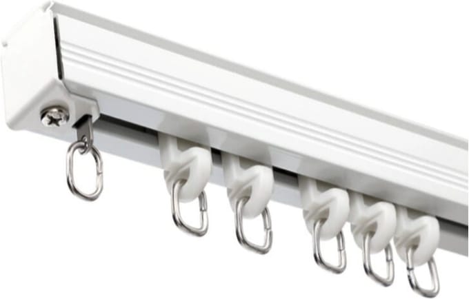 Larson – Gordijnrails runners – set van 25 stuks - Wit