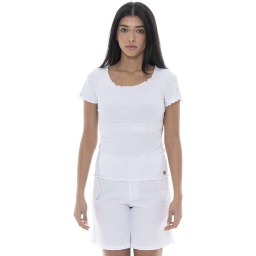 T-shirt Korte Mouw Leone 1947 Woman Rib Chic