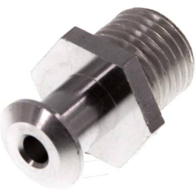 G 1/4'' Buitendraad Aluminum Vacuum Zuignap Fitting DN 4 SW 17 [2 Stuks]