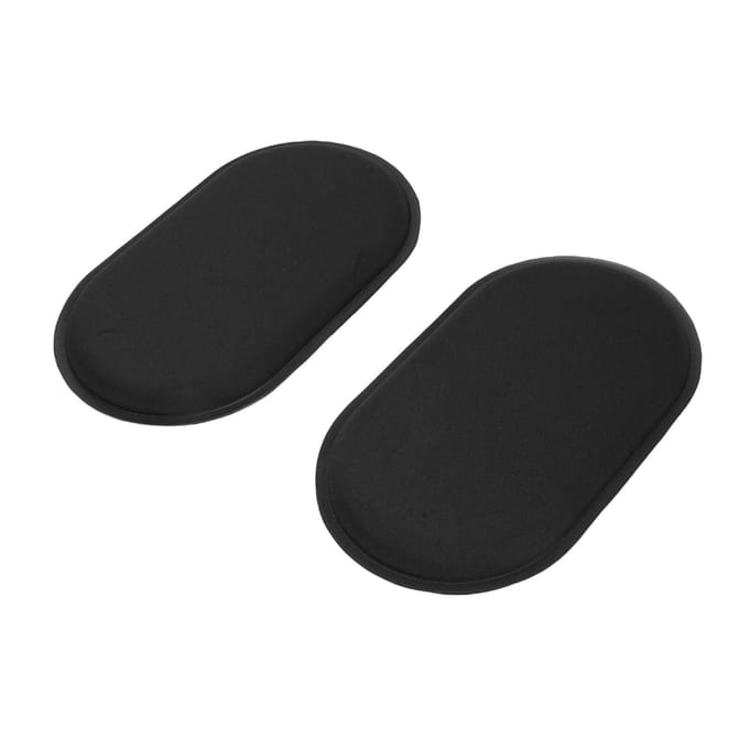 2 Pièces Planche de Compression Latérale Abdominale EVA Douce Confortable Coussin Mousse Latéral Taille pour Femmes black