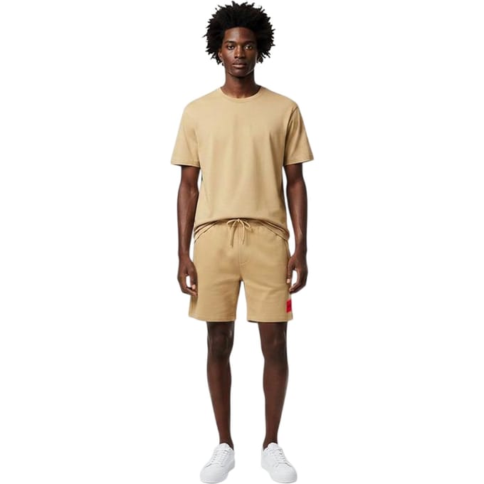 Hugo Heren Fleece Sweat Shorts (Zand)