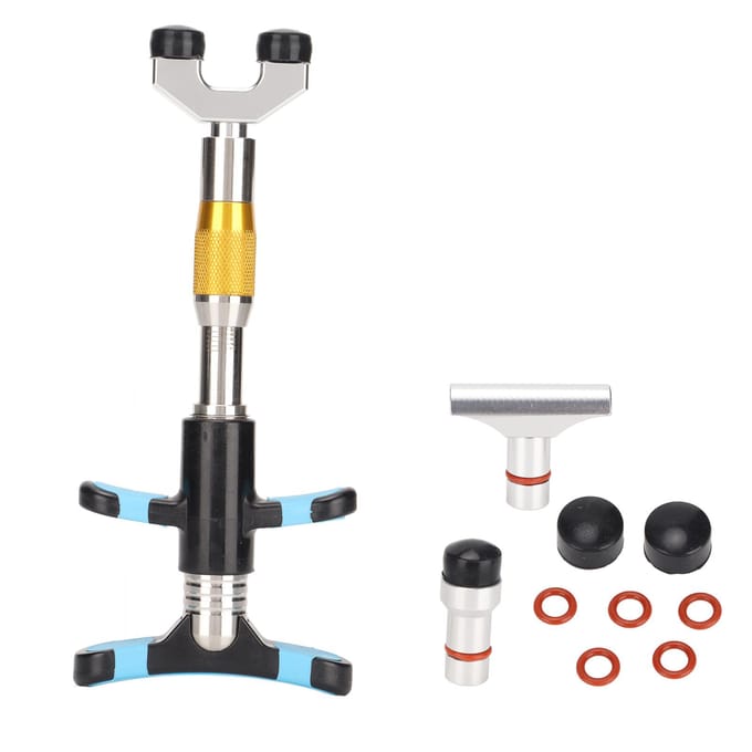 Professioneel handmatig chiropractisch hulpmiddel met 10 standen, instelbare wervelmassage, goudkleurig. rood