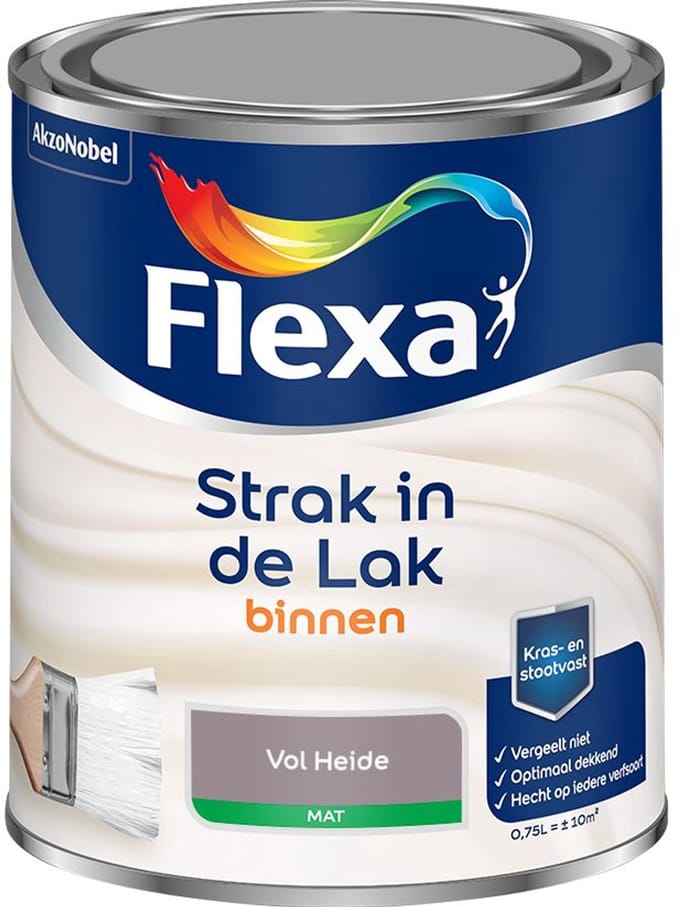Flexa - Strak In De Lak Binnenlak Mat - Vol Heide - Mengverf - 750 Ml