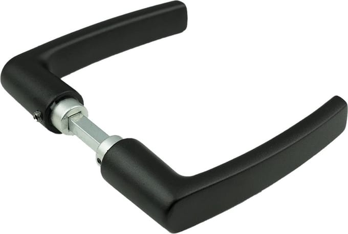 AMI deurkrukken 332 blokmodel - deurdikte 38/42mm - zwart - 739000