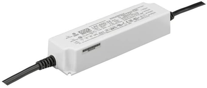 Mean Well LPF-60D-24 LED-driver, LED-transformator Constante spanning, Constante stroomsterkte 60 W 2.5 A 14.4 - 24 V/D