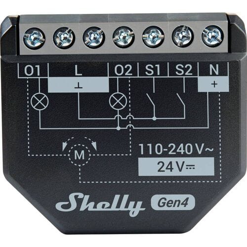 2PM Gen4 Besturingsapparaat Bluetooth, WiFi, ZigBee Shelly