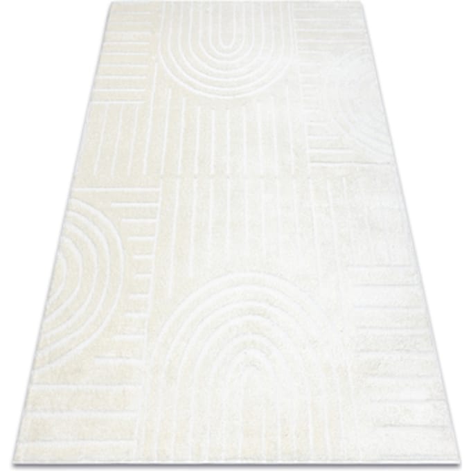 Kleden Rugsx Tapijt modern MODE 8586 geometrisch creme 80x150 cm