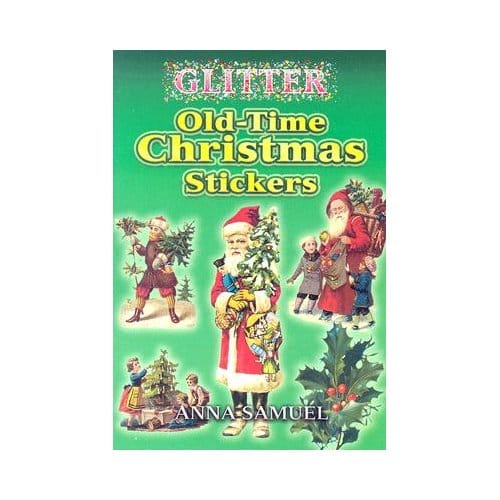Glitter Old-Time Christmas Stickers