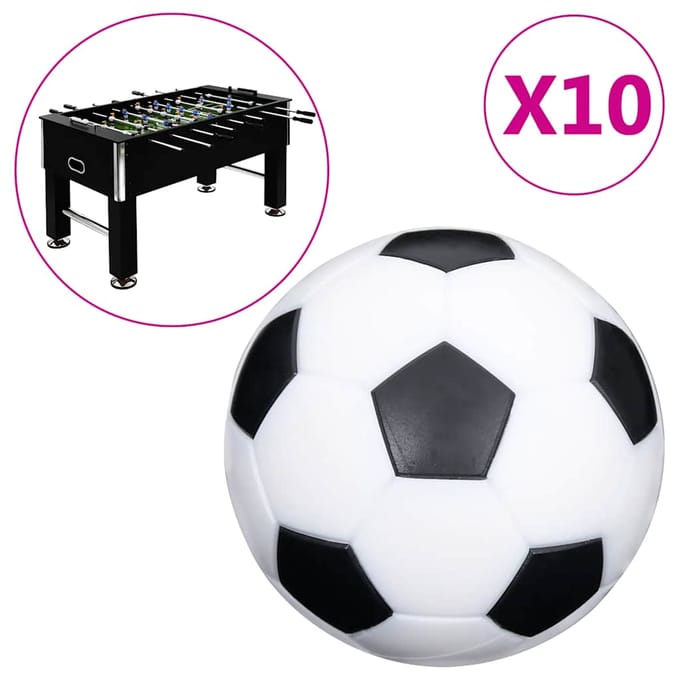 vidaXL - Ballen - voor - voetbaltafel - 10 - st - 32 - mm - ABS