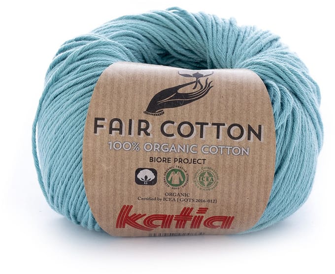 Katia Fair Cotton - 16 turquoise - Biologisch Katoengaren