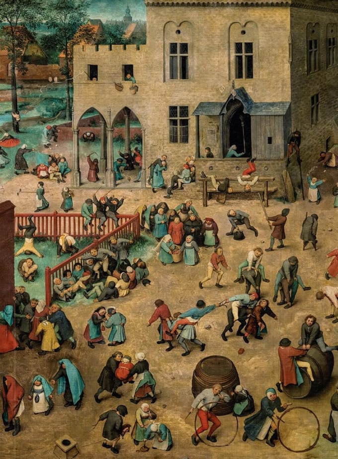 Schetsboek, Bruegel, Kinderspelen