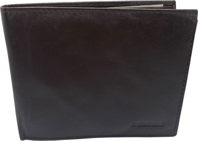 Portemonnee-heren- billfold- donkerbruin- excellance-veel opbergmogelijkheden pasjes- briefgeld- muntgeld