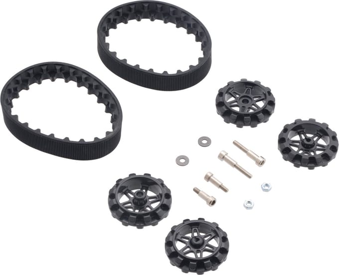 22T Track Set - Zwart Pololu 3030