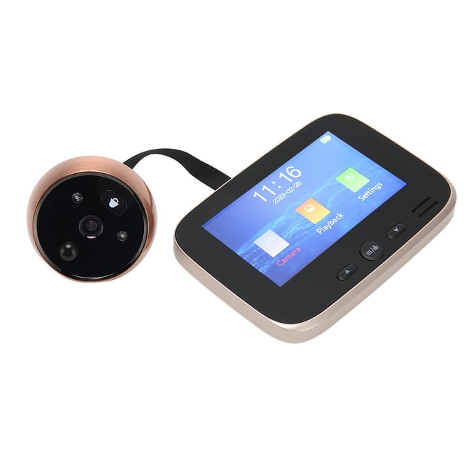 4,3 inch Deur Digitale Viewer Slim Nachtzicht Spionnetje 1080p High Definition Camera voor Thuis