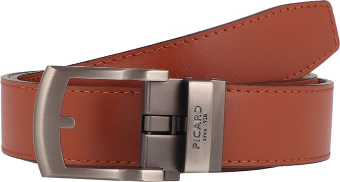 PICARD Leren Riem Belt 7 Leather Belt W105 Cognac Bruine