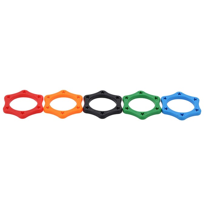 5 stuks rubberen draadloze handmicrofoon anti-rolbeschermingsring