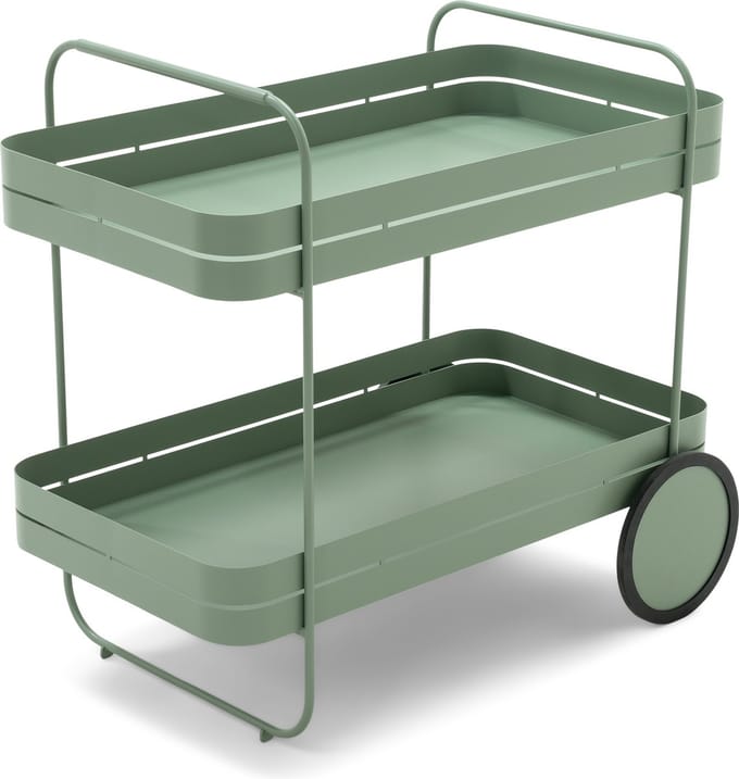 Spinder Design trolley Gin & Trolley - Dusty Green - Staal