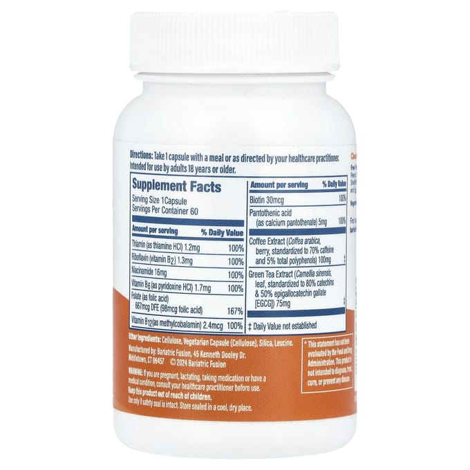 Bariatric Fusion, Energieondersteuning, 60 capsules