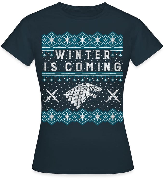 Game Of Thrones Winter Is Coming T-Shirt Dames