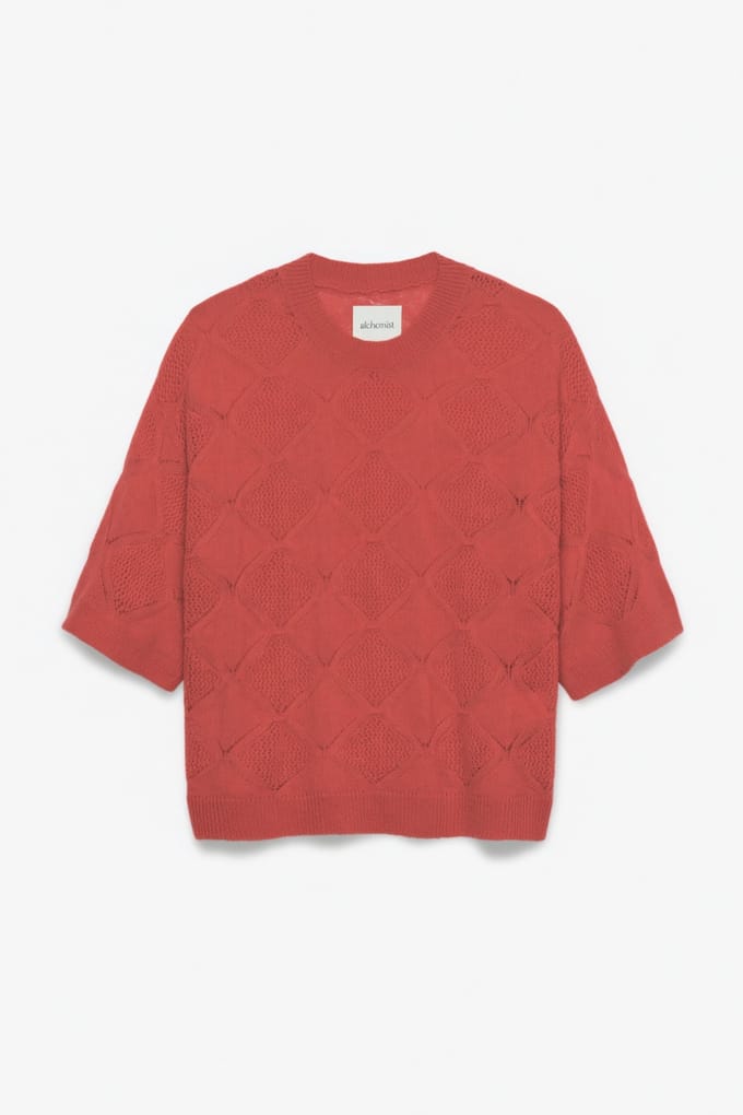 Alchemist Sweater Pepper Raspberry Maat: M | Sweaters Outlet | Dames | Blauw