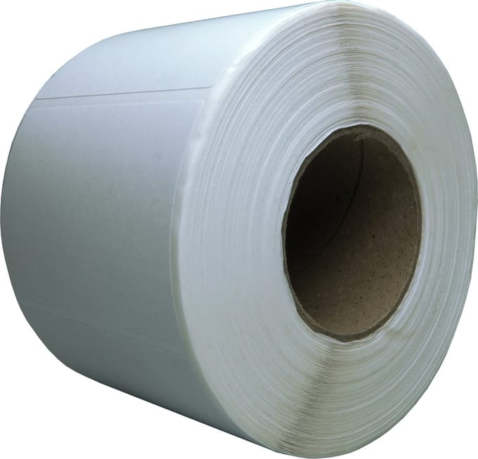 DULA Compatible Zebra Labels 70x50mm - 1000 etiketten per rol - kern 45mm - Wit - Permanent - 1 rol