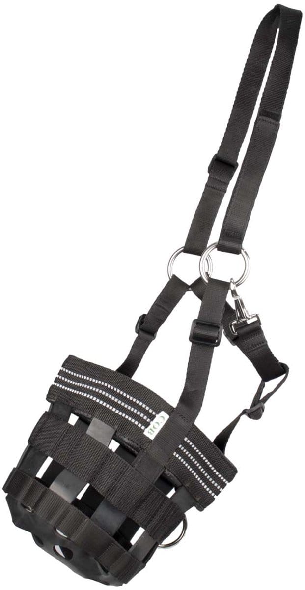 Pagony Reflective Graasmasker - Maat: Cob - Zwart - Polyamide