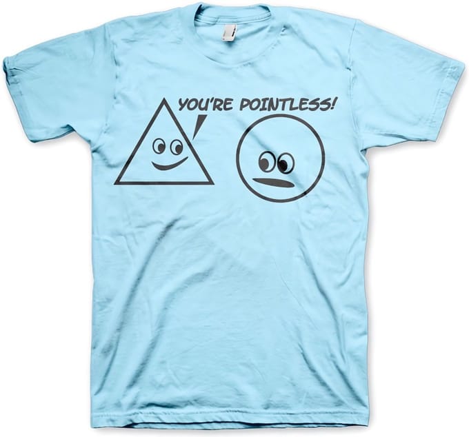 Hybris You're Pointless T-shirt Skyblue