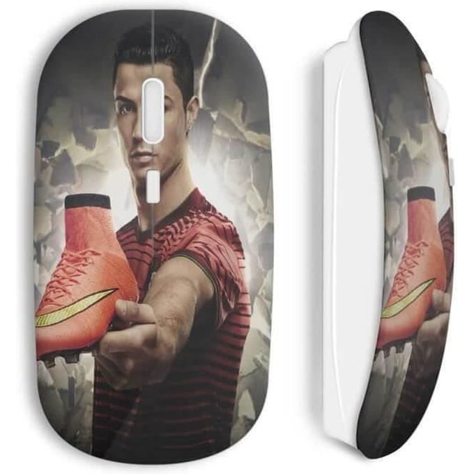 Souris Sans Fil Cristiano Ronaldo Render Football