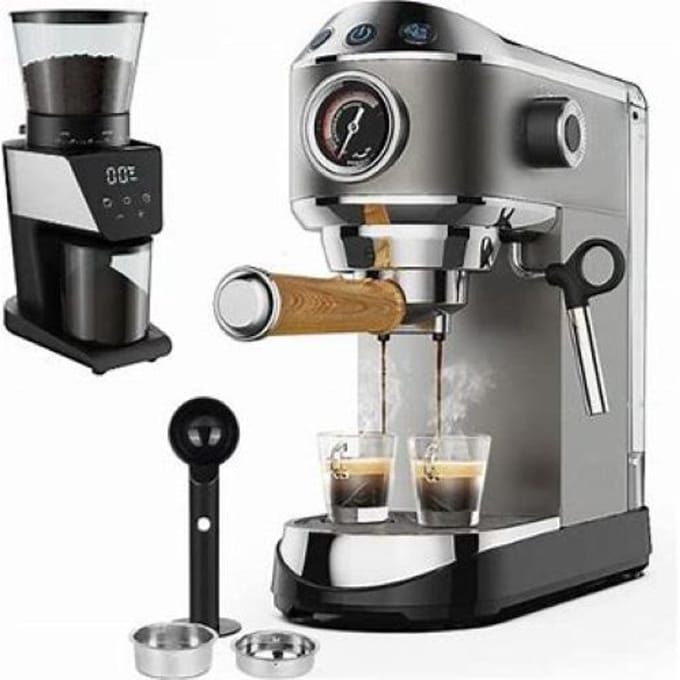 20 Bar Espressomachine met Melkopschuimer – Café‑kwaliteit koffie thuis