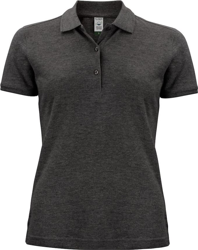 Clique Classic OC Polo Women 028265 - Antraciet - M