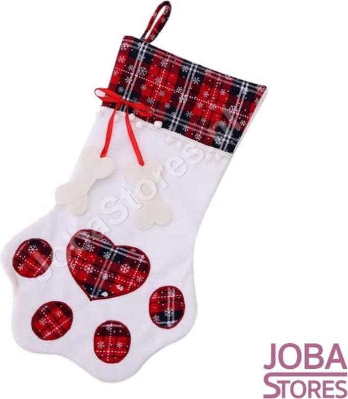 Mega Kerst Sok Poot Rood (46x28cm)