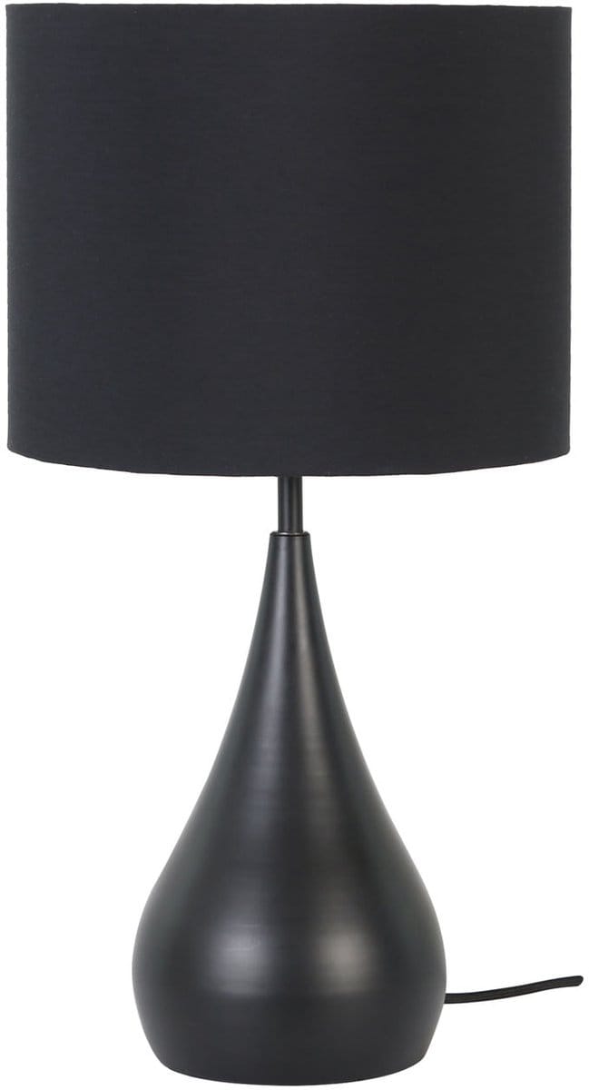 Light & Living Tafellamp Svante - Zwart - Ø28cm - Modern